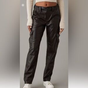 American eagle Pleather pants size 0